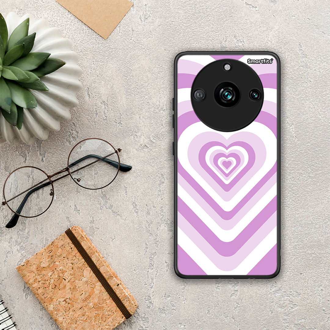 Lilac Hearts - Realme 11 Pro+ case