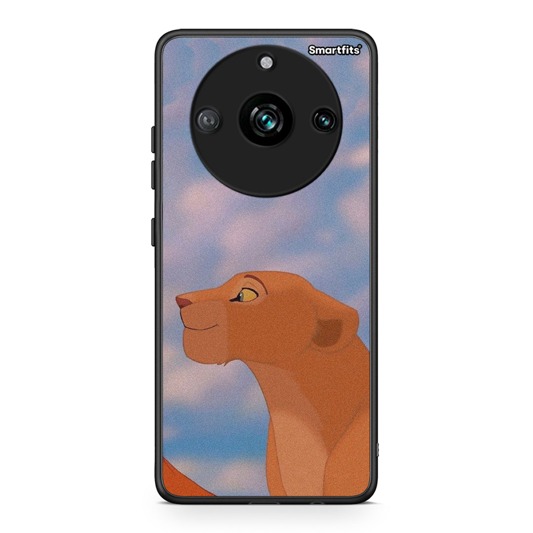 Realme 11 Pro Lion Love 2 Θήκη Αγίου Βαλεντίνου από τη Smartfits με σχέδιο στο πίσω μέρος και μαύρο περίβλημα | Smartphone case with colorful back and black bezels by Smartfits