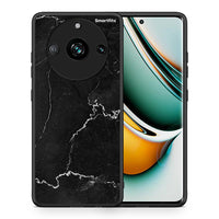 Thumbnail for Θήκη Realme 11 Pro Marble Black από τη Smartfits με σχέδιο στο πίσω μέρος και μαύρο περίβλημα | Realme 11 Pro Marble Black case with colorful back and black bezels