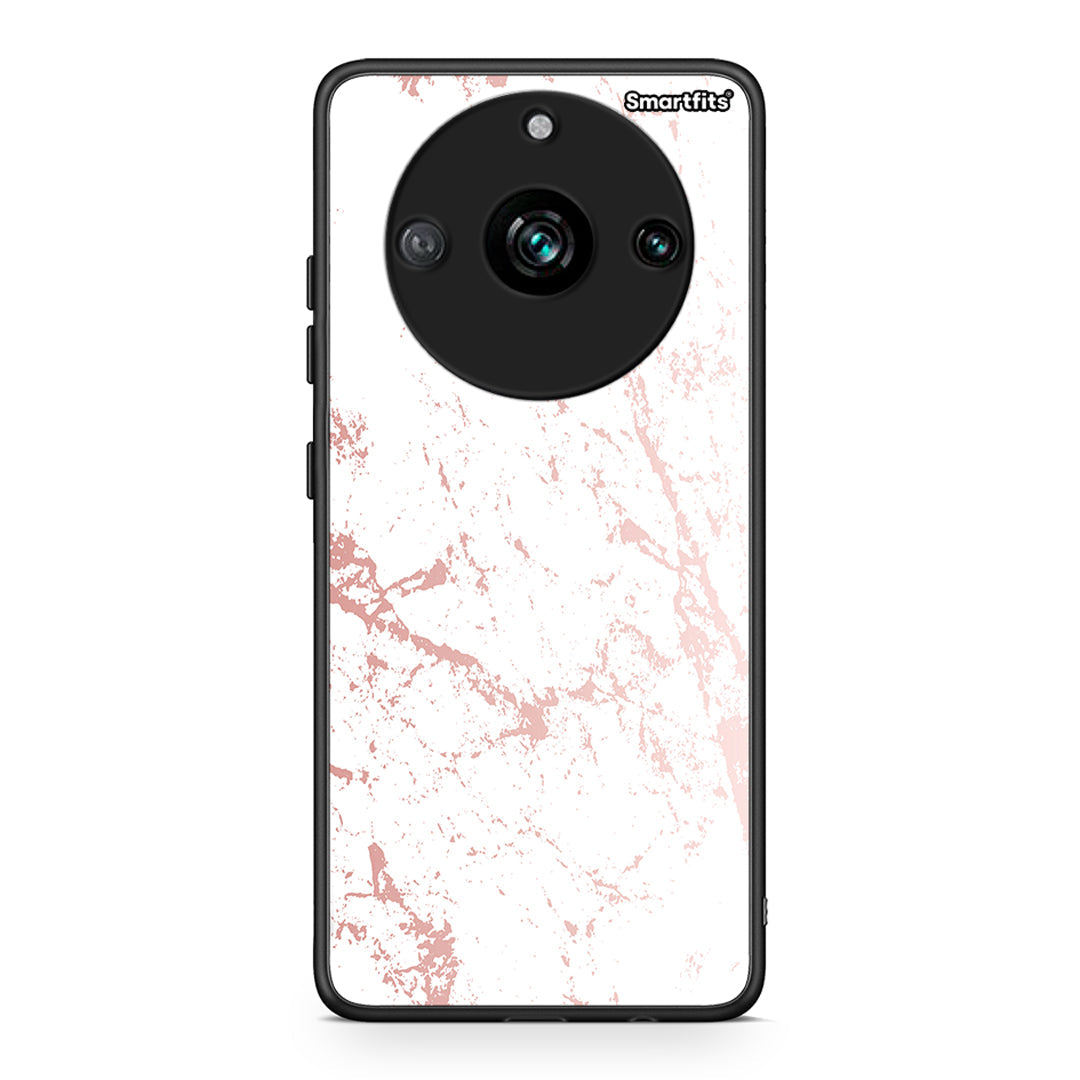 116 - Realme 11 Pro+ Pink Splash Marble case, cover, bumper