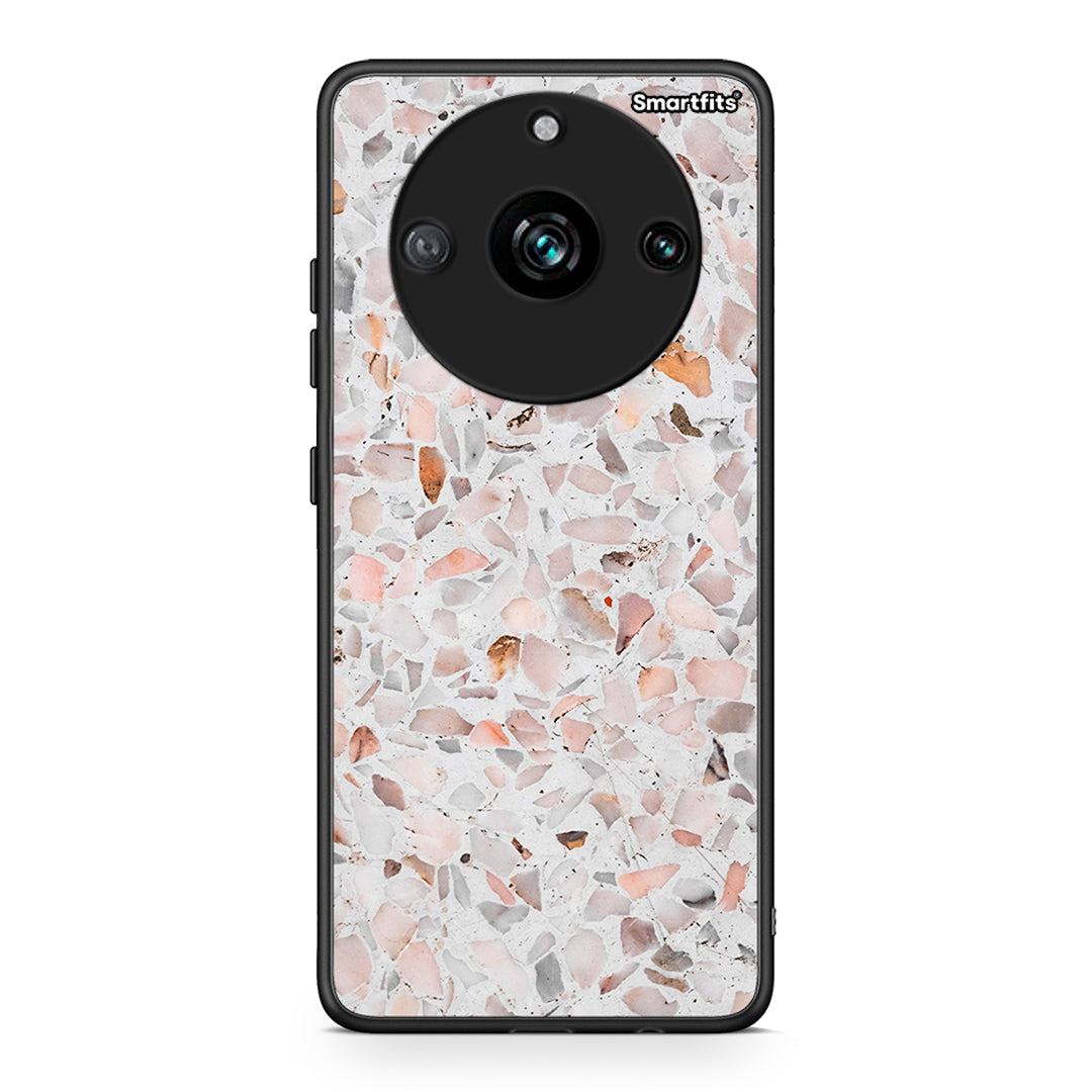 Realme 11 Pro Marble Terrazzo θήκη από τη Smartfits με σχέδιο στο πίσω μέρος και μαύρο περίβλημα | Smartphone case with colorful back and black bezels by Smartfits