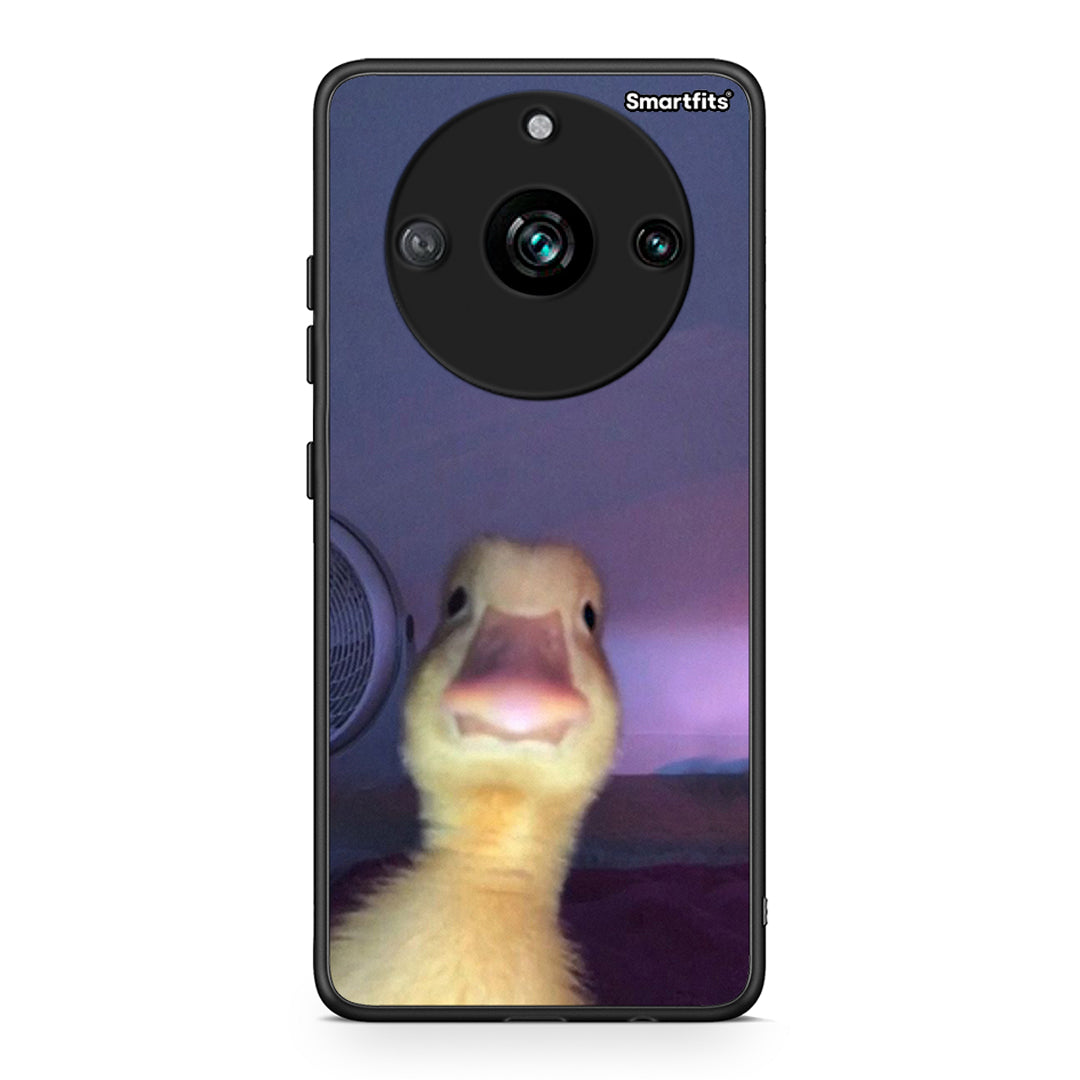 Realme 11 Pro+ Meme Duck θήκη από τη Smartfits με σχέδιο στο πίσω μέρος και μαύρο περίβλημα | Smartphone case with colorful back and black bezels by Smartfits