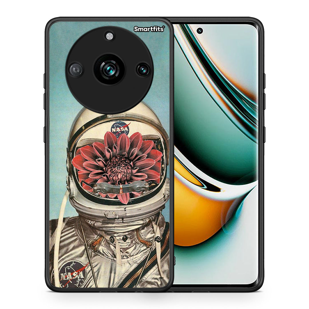 Θήκη Realme 11 Pro Nasa Bloom από τη Smartfits με σχέδιο στο πίσω μέρος και μαύρο περίβλημα | Realme 11 Pro Nasa Bloom case with colorful back and black bezels