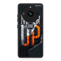 Thumbnail for Realme 11 Pro Never Give Up Θήκη Αγίου Βαλεντίνου από τη Smartfits με σχέδιο στο πίσω μέρος και μαύρο περίβλημα | Smartphone case with colorful back and black bezels by Smartfits