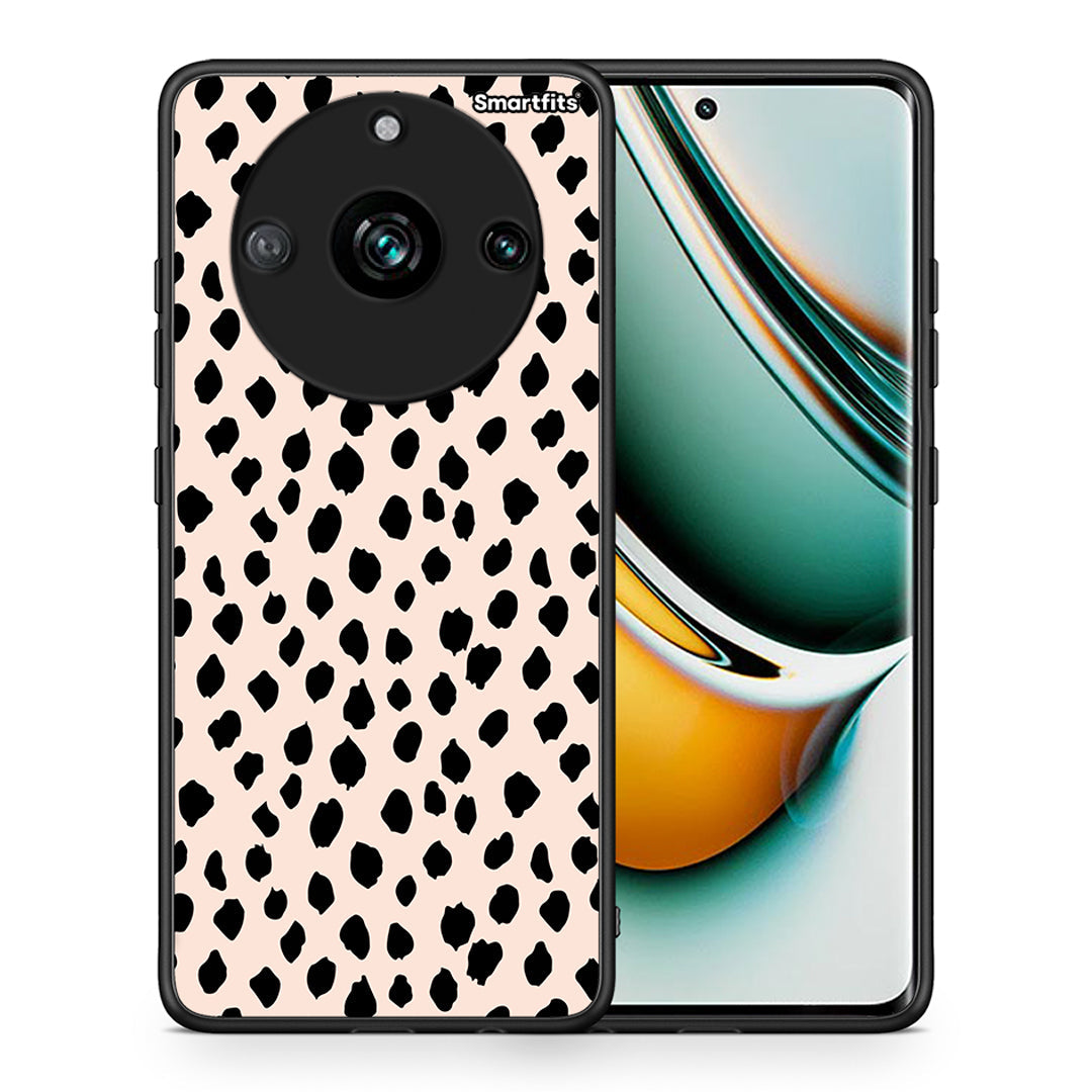 Θήκη Realme 11 Pro New Polka Dots από τη Smartfits με σχέδιο στο πίσω μέρος και μαύρο περίβλημα | Realme 11 Pro New Polka Dots case with colorful back and black bezels