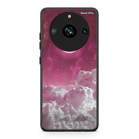Thumbnail for Realme 11 Pro Pink Moon Θήκη από τη Smartfits με σχέδιο στο πίσω μέρος και μαύρο περίβλημα | Smartphone case with colorful back and black bezels by Smartfits