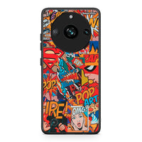 Thumbnail for Realme 11 Pro PopArt OMG θήκη από τη Smartfits με σχέδιο στο πίσω μέρος και μαύρο περίβλημα | Smartphone case with colorful back and black bezels by Smartfits