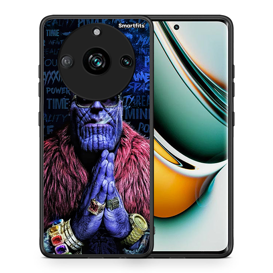 Θήκη Realme 11 Pro+ Thanos PopArt από τη Smartfits με σχέδιο στο πίσω μέρος και μαύρο περίβλημα | Realme 11 Pro+ Thanos PopArt case with colorful back and black bezels