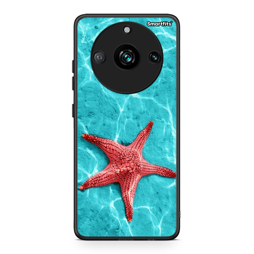 Realme 11 Pro Red Starfish Θήκη από τη Smartfits με σχέδιο στο πίσω μέρος και μαύρο περίβλημα | Smartphone case with colorful back and black bezels by Smartfits