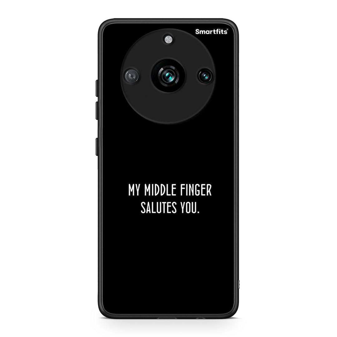 Realme 11 Pro Salute θήκη από τη Smartfits με σχέδιο στο πίσω μέρος και μαύρο περίβλημα | Smartphone case with colorful back and black bezels by Smartfits
