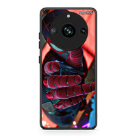 Thumbnail for Realme 11 Pro+ Spider Hand Θήκη από τη Smartfits με σχέδιο στο πίσω μέρος και μαύρο περίβλημα | Smartphone case with colorful back and black bezels by Smartfits