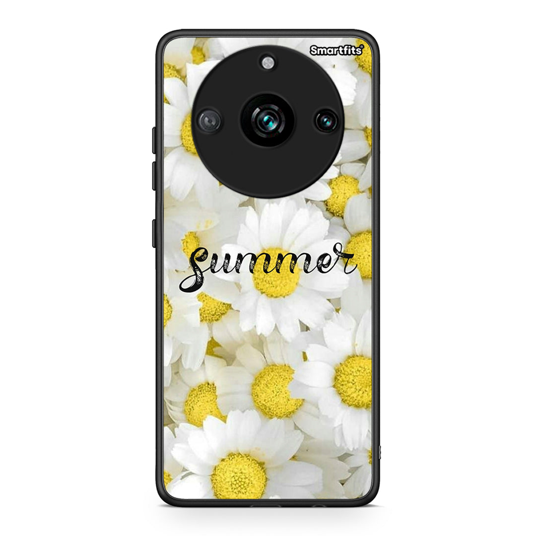 Realme 11 Pro+ Summer Daisies Θήκη από τη Smartfits με σχέδιο στο πίσω μέρος και μαύρο περίβλημα | Smartphone case with colorful back and black bezels by Smartfits