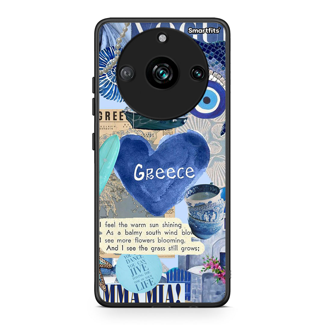 Realme 11 Pro Summer In Greece Θήκη από τη Smartfits με σχέδιο στο πίσω μέρος και μαύρο περίβλημα | Smartphone case with colorful back and black bezels by Smartfits