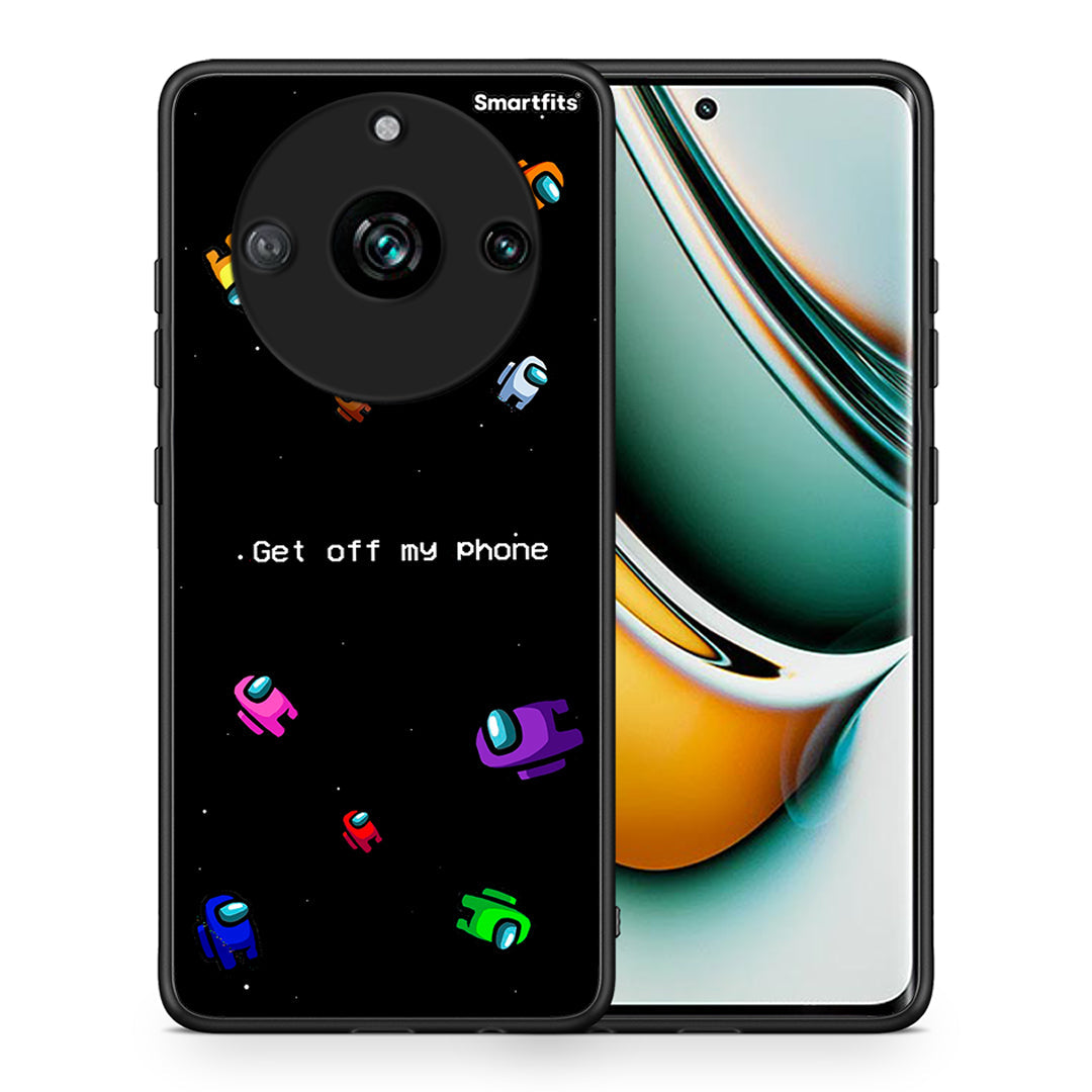 Θήκη Realme 11 Pro AFK Text από τη Smartfits με σχέδιο στο πίσω μέρος και μαύρο περίβλημα | Realme 11 Pro AFK Text case with colorful back and black bezels