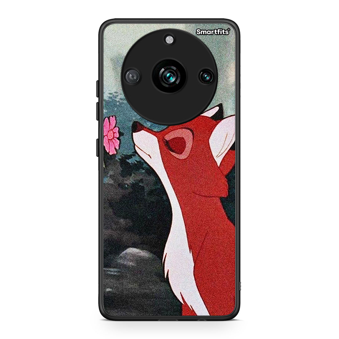 Realme 11 Pro+ Tod And Vixey Love 2 θήκη από τη Smartfits με σχέδιο στο πίσω μέρος και μαύρο περίβλημα | Smartphone case with colorful back and black bezels by Smartfits