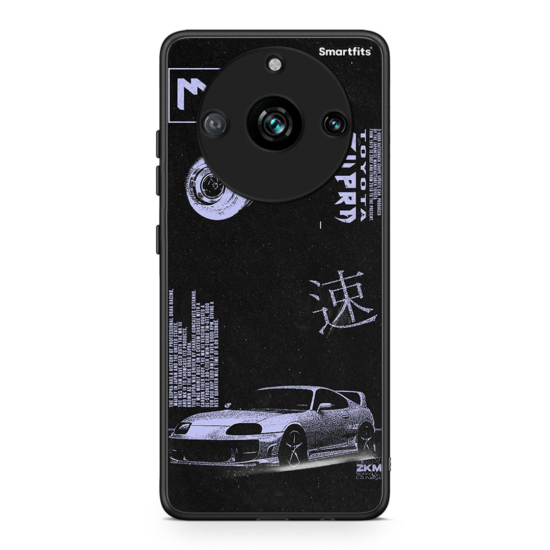 Realme 11 Pro+ Tokyo Drift Θήκη Αγίου Βαλεντίνου από τη Smartfits με σχέδιο στο πίσω μέρος και μαύρο περίβλημα | Smartphone case with colorful back and black bezels by Smartfits