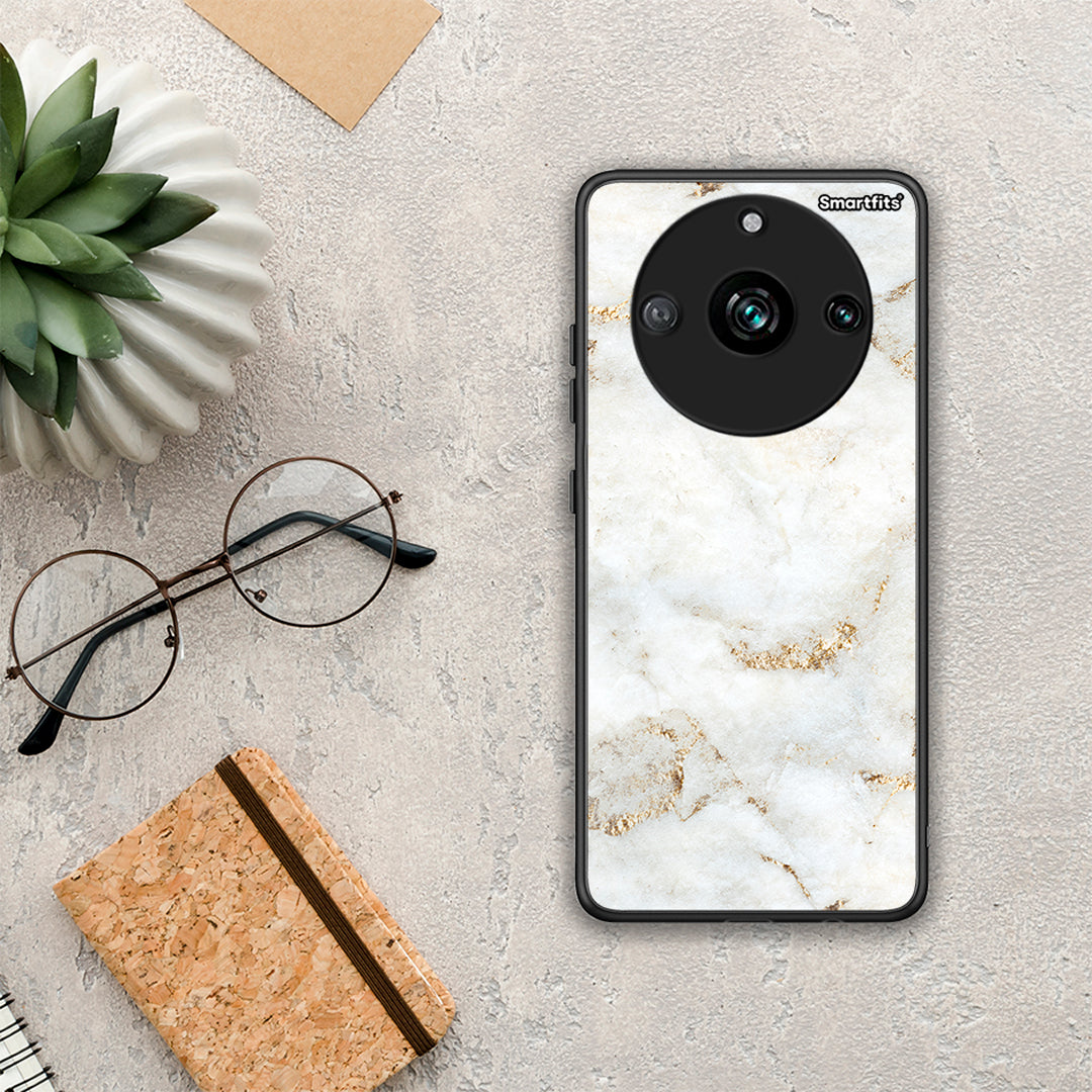 White Gold Marble - Realme 11 Pro θήκη