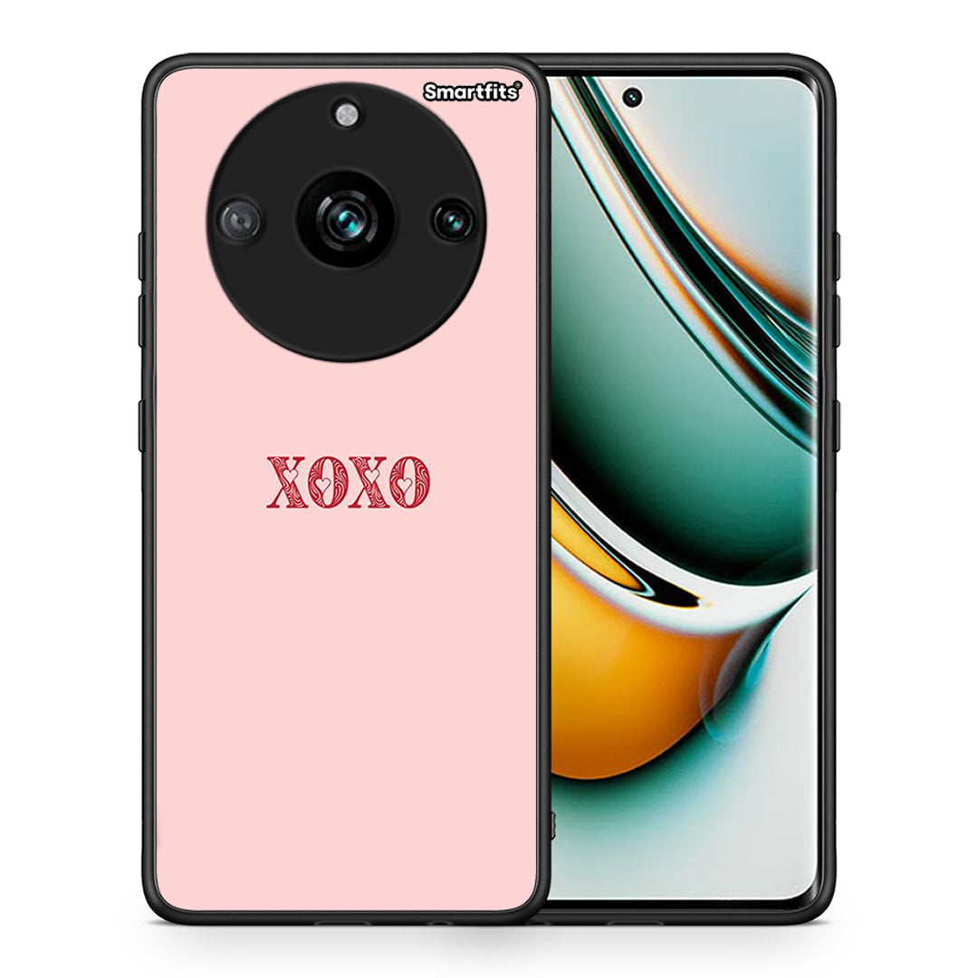 Θήκη Realme 11 Pro+ XOXO Love από τη Smartfits με σχέδιο στο πίσω μέρος και μαύρο περίβλημα | Realme 11 Pro+ XOXO Love case with colorful back and black bezels