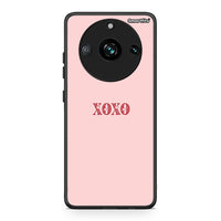 Thumbnail for Realme 11 Pro XOXO Love θήκη από τη Smartfits με σχέδιο στο πίσω μέρος και μαύρο περίβλημα | Smartphone case with colorful back and black bezels by Smartfits