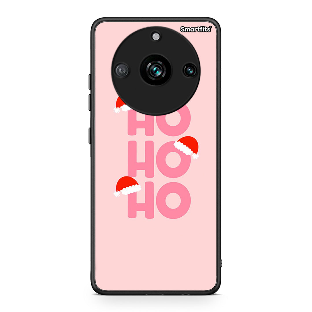 Realme 11 Pro+ Xmas Ho Ho Ho θήκη από τη Smartfits με σχέδιο στο πίσω μέρος και μαύρο περίβλημα | Smartphone case with colorful back and black bezels by Smartfits