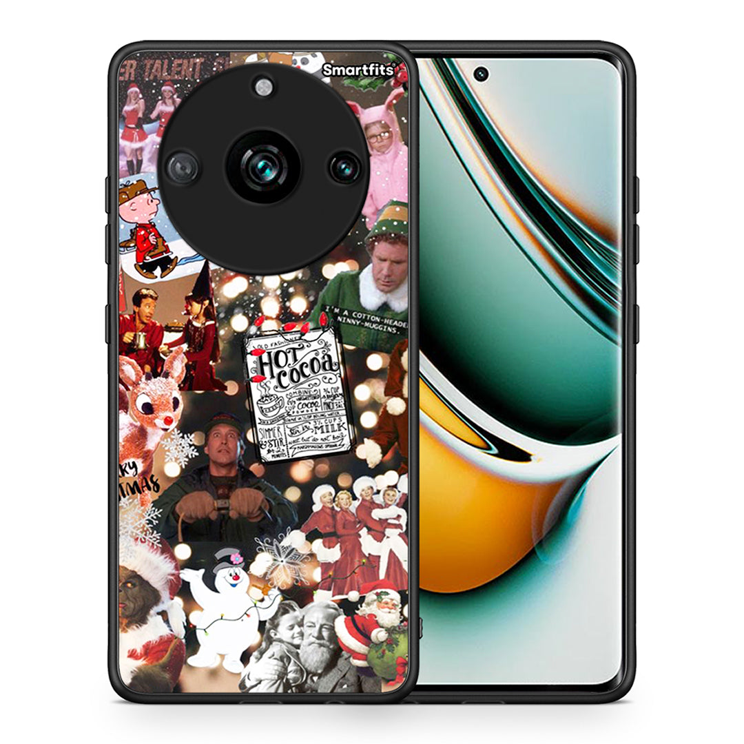 Θήκη Realme 11 Pro Xmas Movies από τη Smartfits με σχέδιο στο πίσω μέρος και μαύρο περίβλημα | Realme 11 Pro Xmas Movies case with colorful back and black bezels