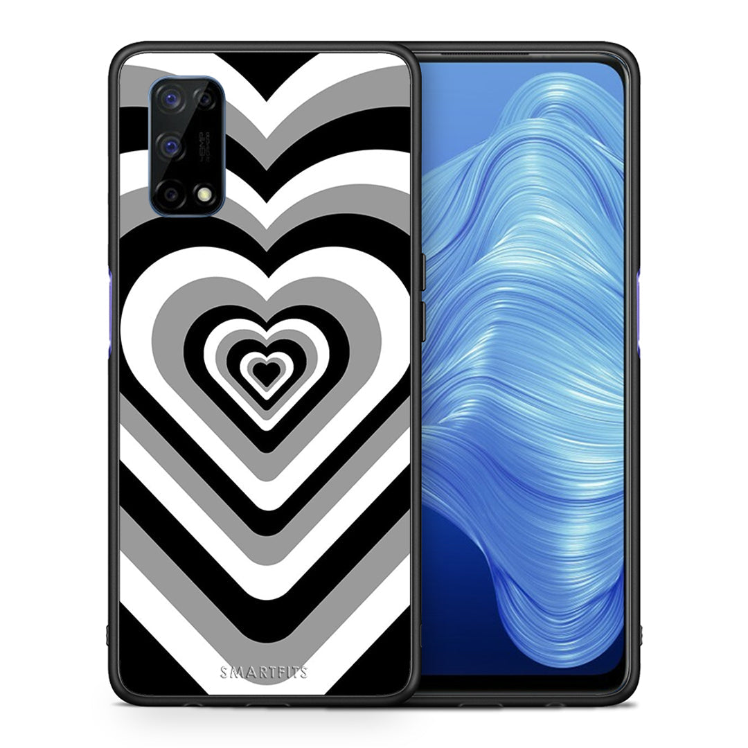 Black Hearts - Realme 7 5G θήκη