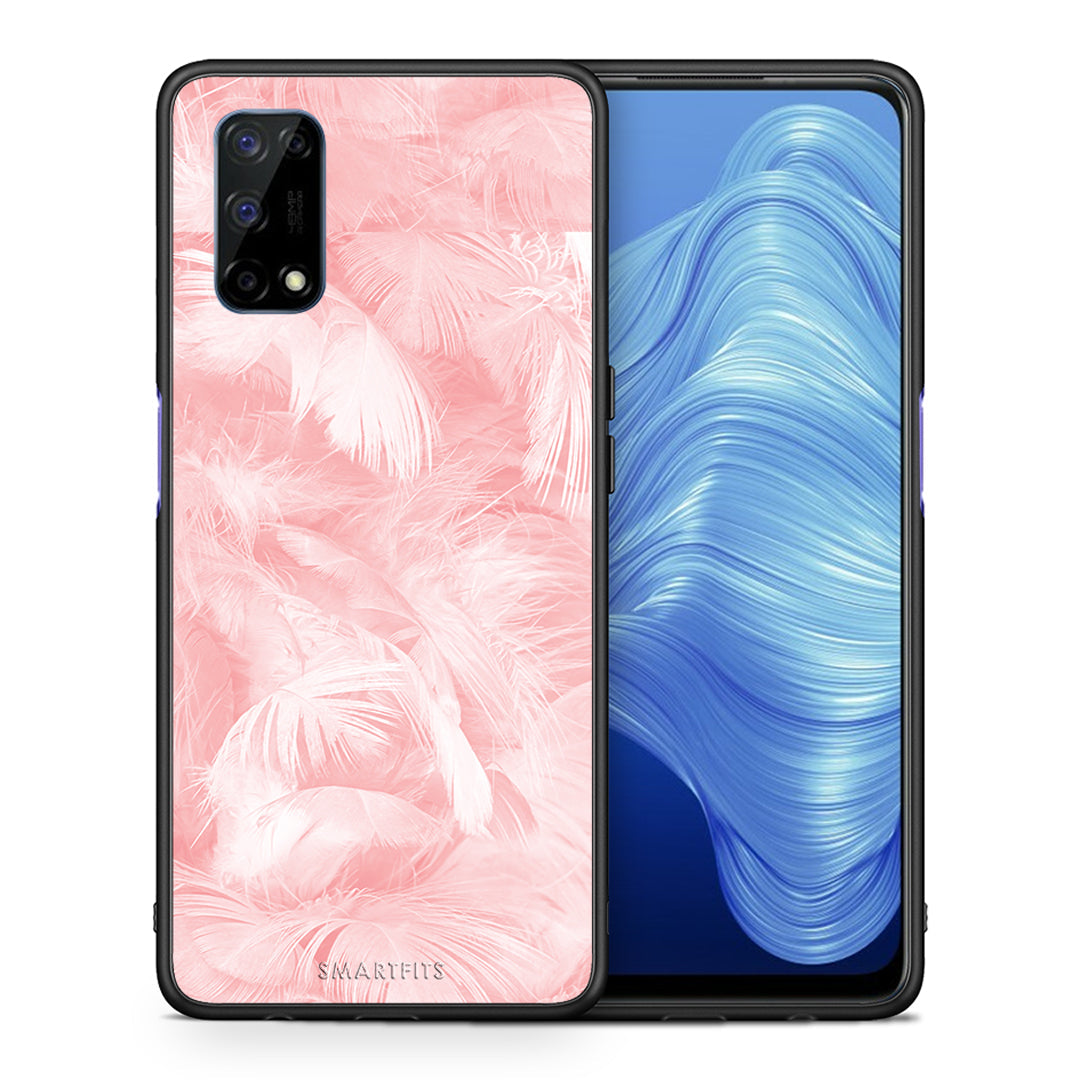 Boho Pink Feather - Realme 7 5G case