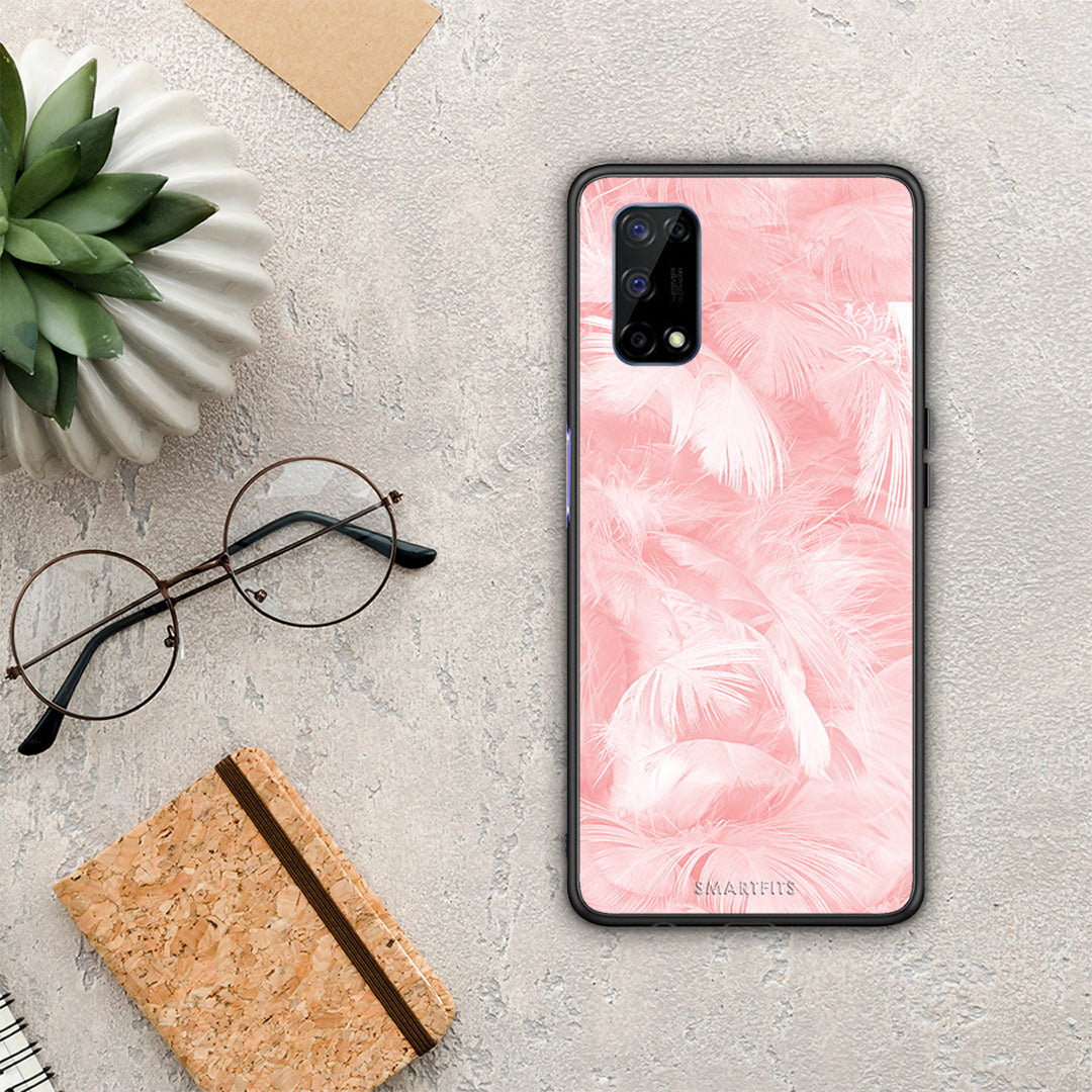 Boho Pink Feather - Realme 7 5G case