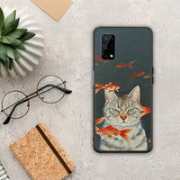 Thumbnail for Cat Goldfish - Realme 7 5G case