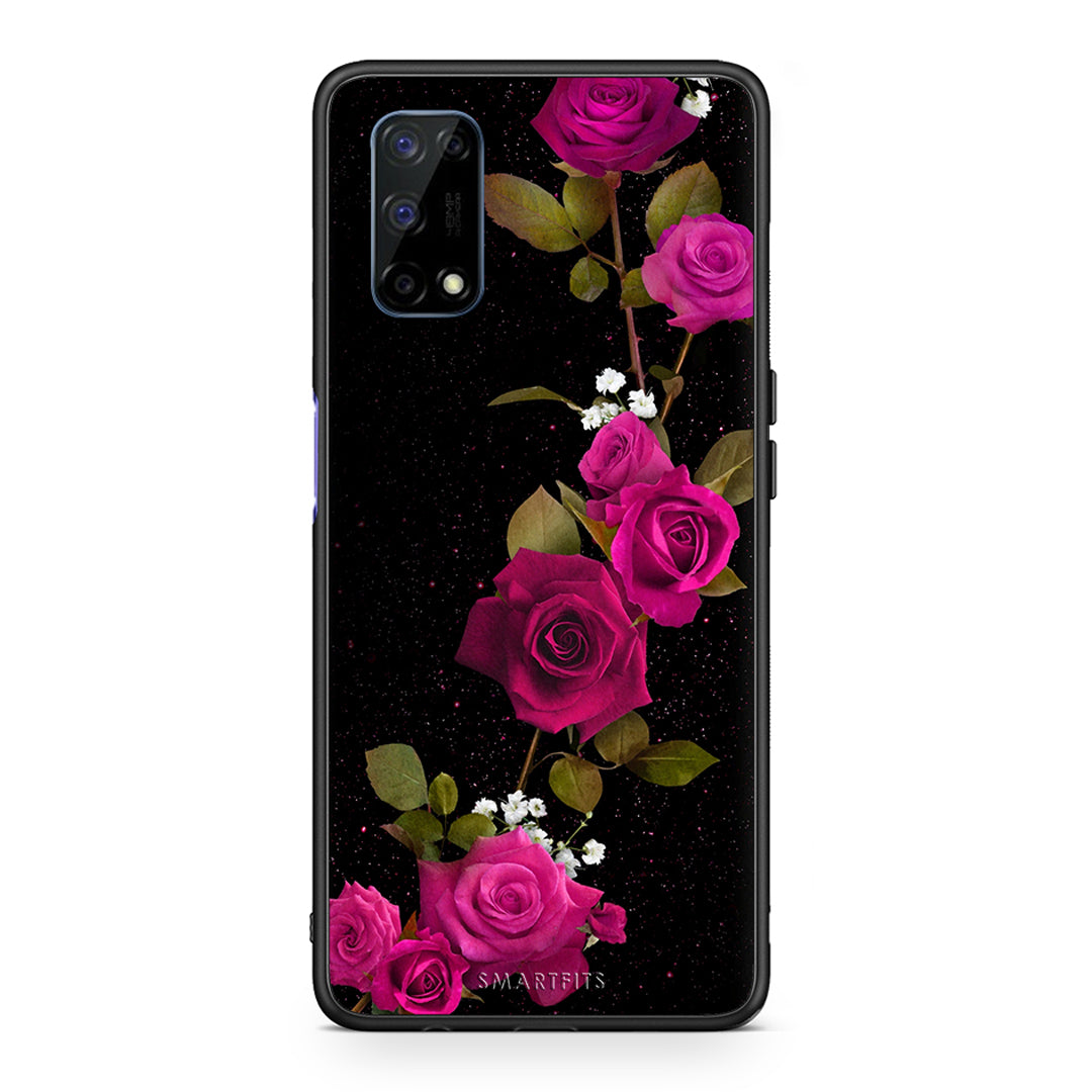 Flower Red Roses - Realme 7 5G θήκη