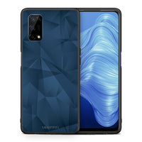 Thumbnail for Geometric Blue Abstract - Realme 7 5G case