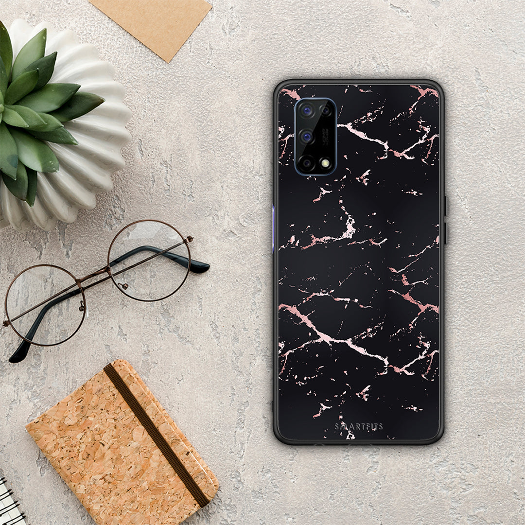 Marble Black Rosegold - Realme 7 5G case