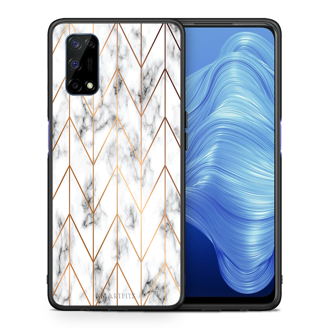 Marble Gold Geometric - Realme 7 5G case