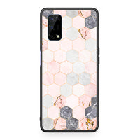 Thumbnail for Marble Hexagon Pink - Realme 7 5G case