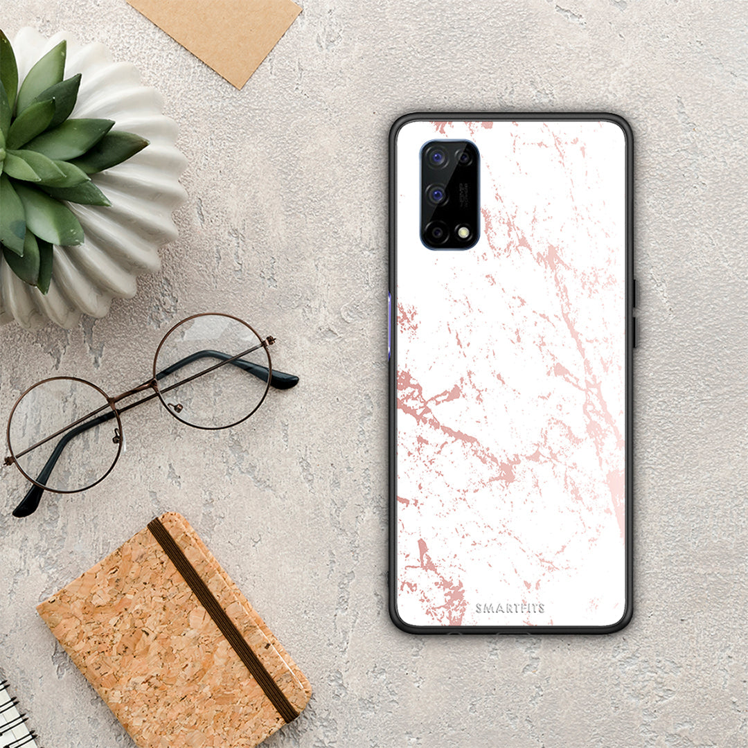 Marble Pink Splash - Realme 7 5G case