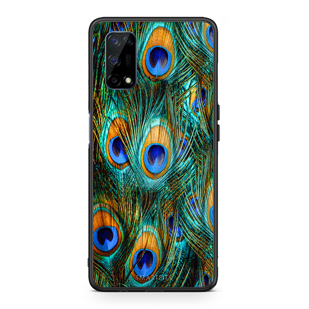 Real Peacock Feathers - Realme 7 5G case