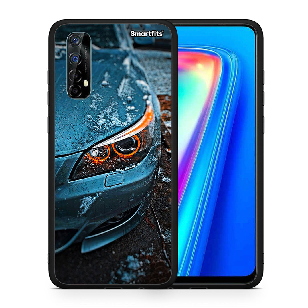 Θήκη Realme 7 Bmw E60 από τη Smartfits με σχέδιο στο πίσω μέρος και μαύρο περίβλημα | Realme 7 Bmw E60 case with colorful back and black bezels