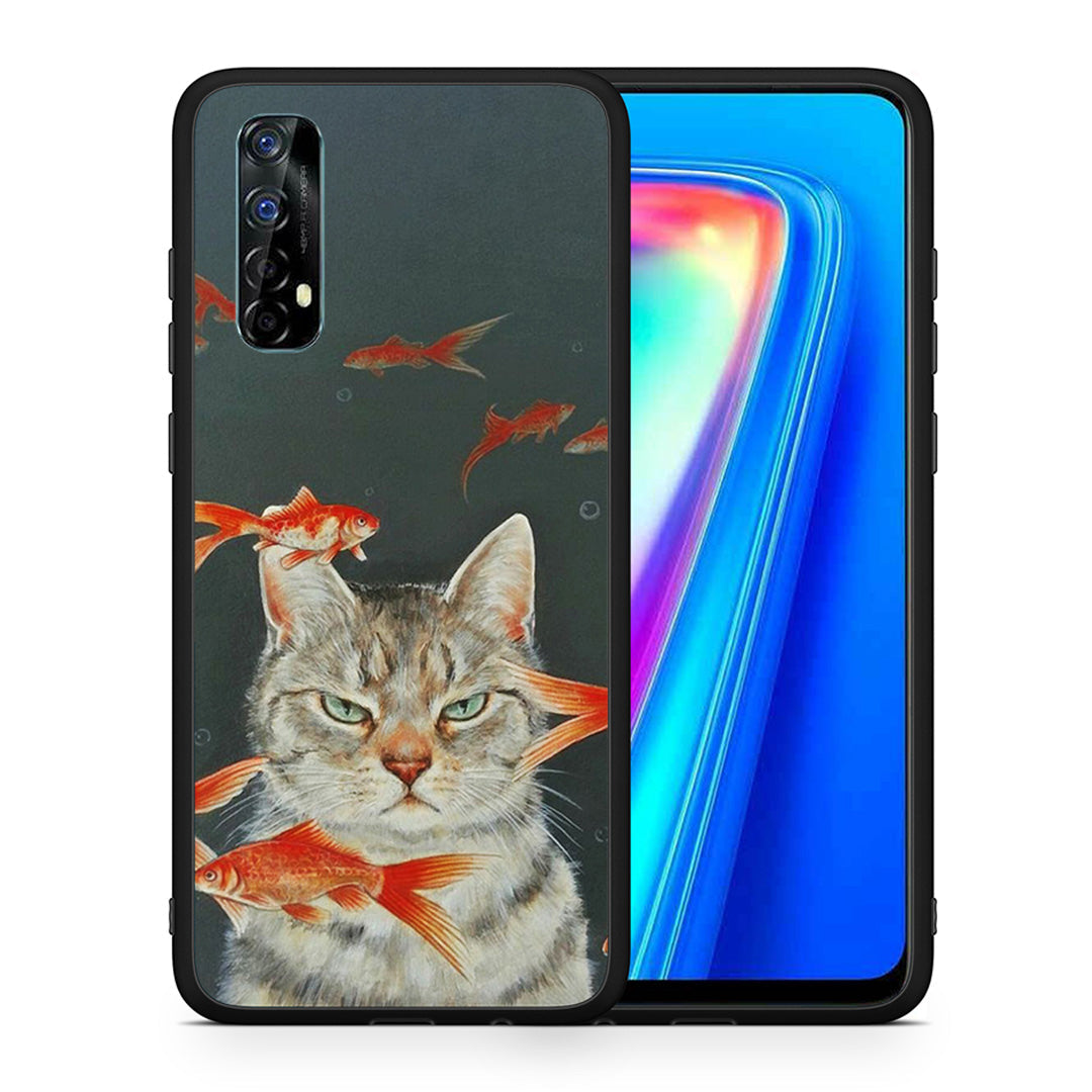 Cat Goldfish - Realme 7 case