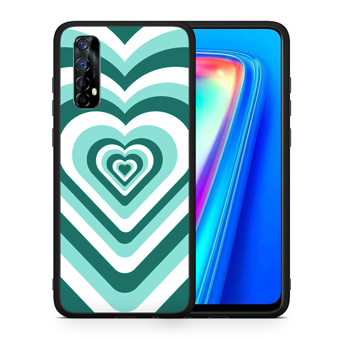 Green Hearts - Realme 7 case