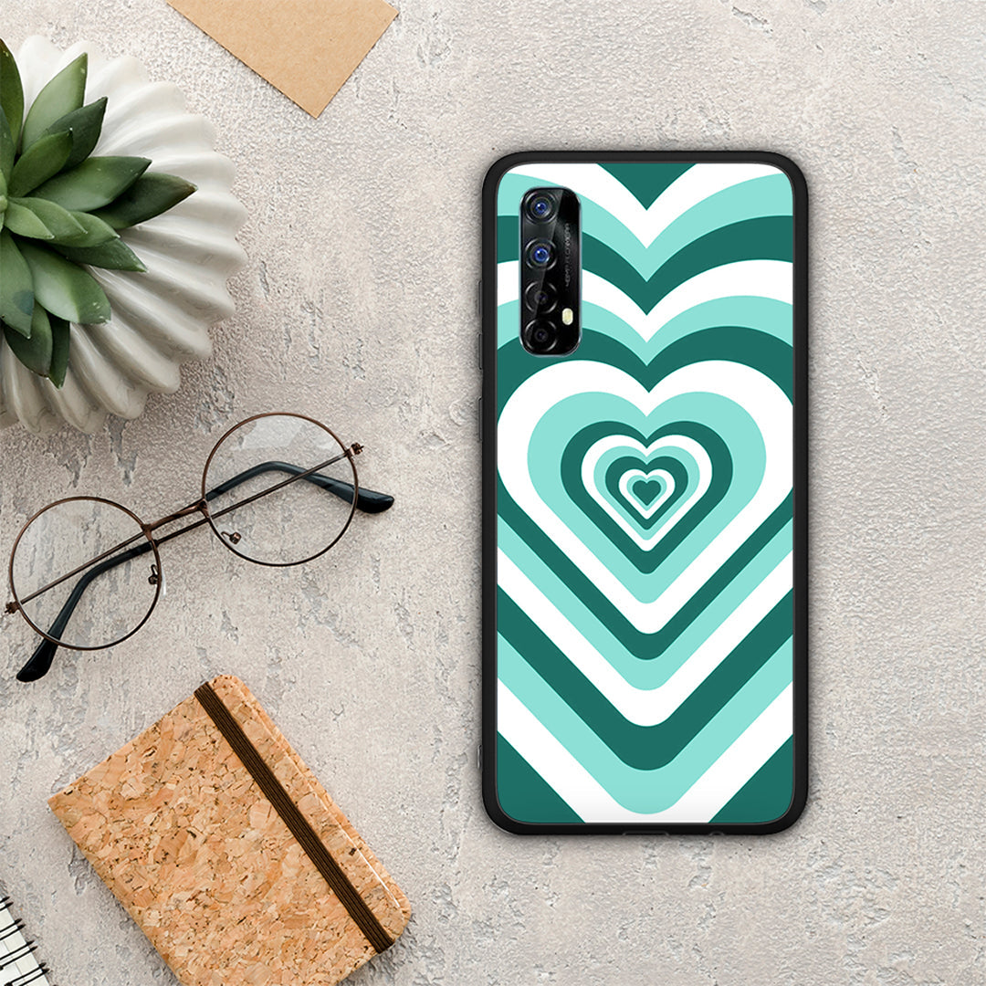 Green Hearts - Realme 7 case