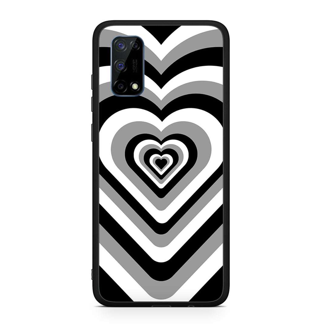 Black Hearts - Realme 7 Pro case