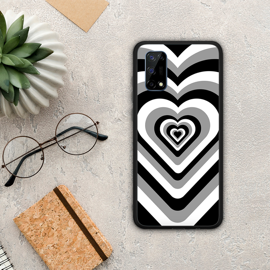 Black Hearts - Realme 7 Pro case