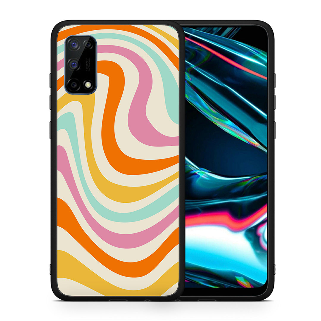 Colorful Waves - Realme 7 Pro case