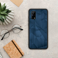 Thumbnail for Geometric Blue Abstract - Realme 7 Pro case