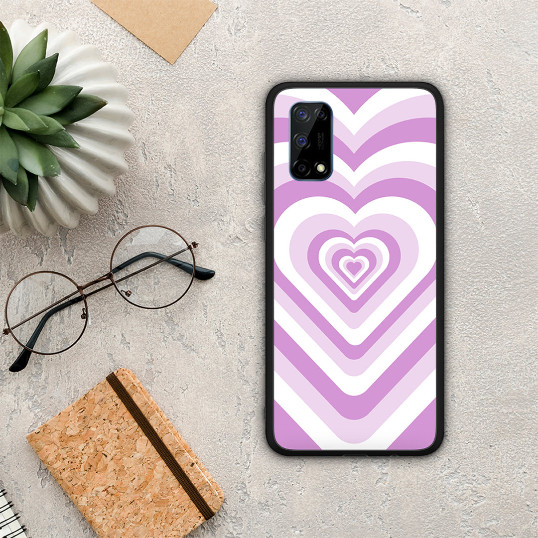 Lilac Hearts - Realme 7 Pro case