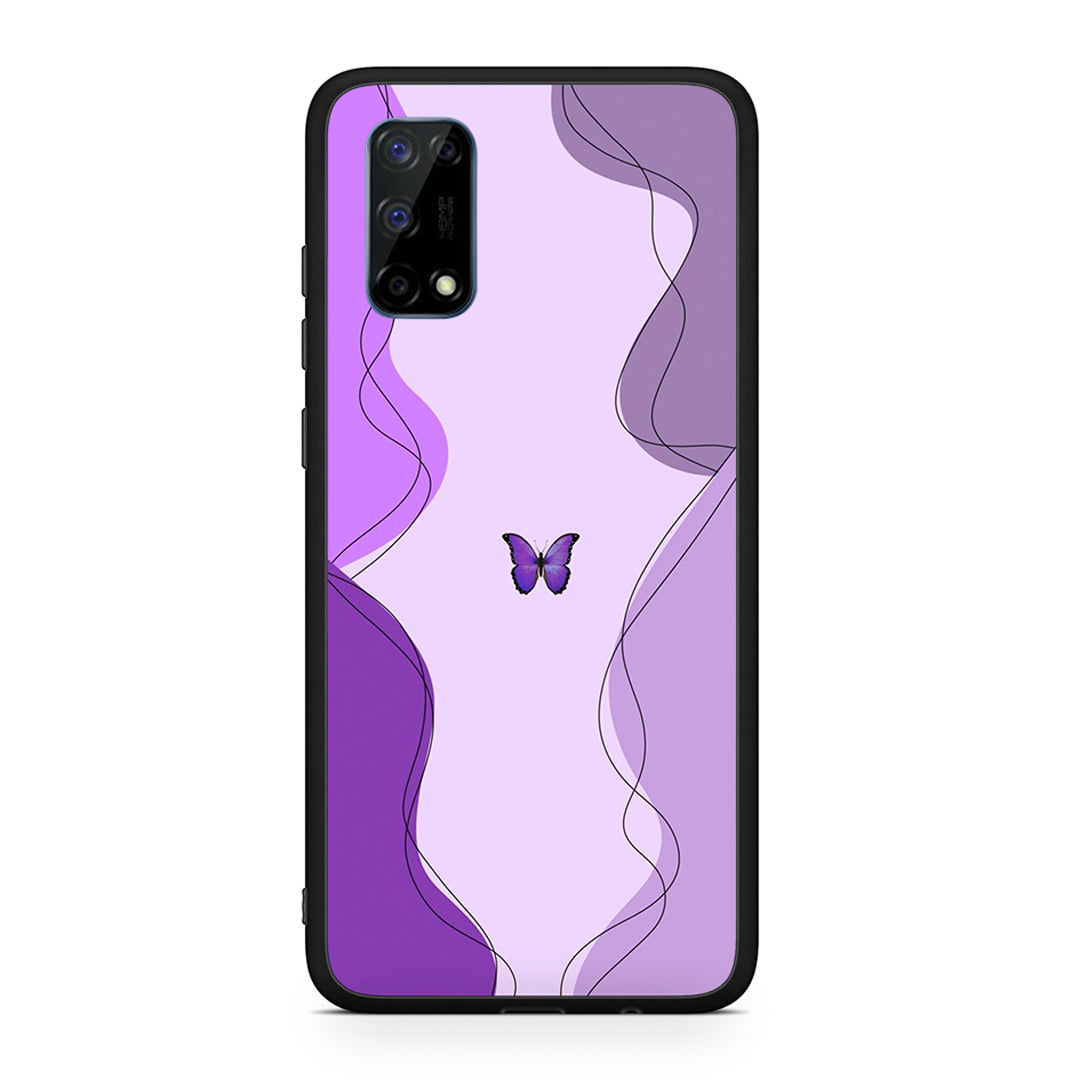 Purple Mariposa - Realme 7 Pro case