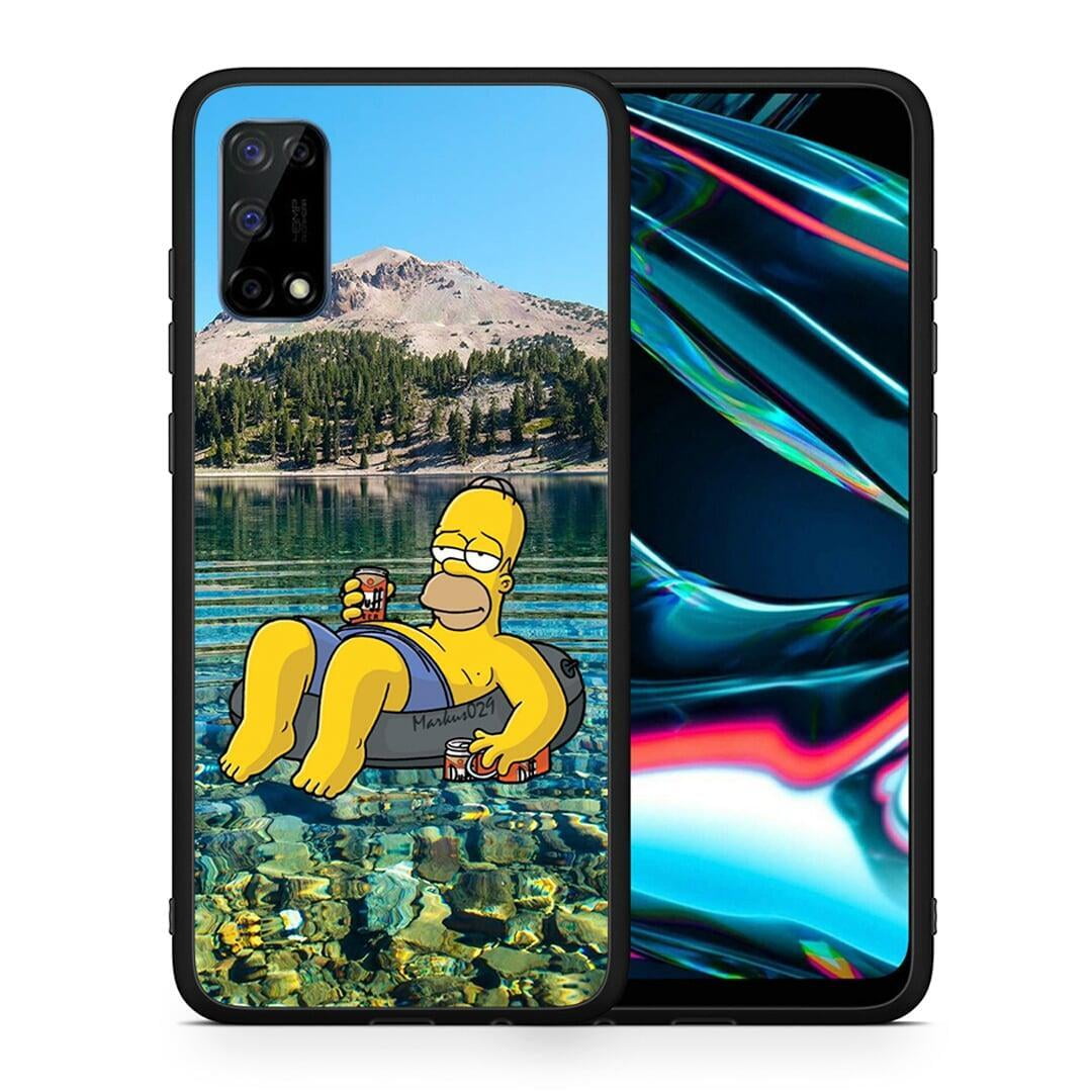 Θήκη Realme 7 Pro Summer Happiness από τη Smartfits με σχέδιο στο πίσω μέρος και μαύρο περίβλημα | Realme 7 Pro Summer Happiness case with colorful back and black bezels