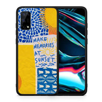 Thumbnail for Θήκη Realme 7 Pro Sunset Memories από τη Smartfits με σχέδιο στο πίσω μέρος και μαύρο περίβλημα | Realme 7 Pro Sunset Memories case with colorful back and black bezels