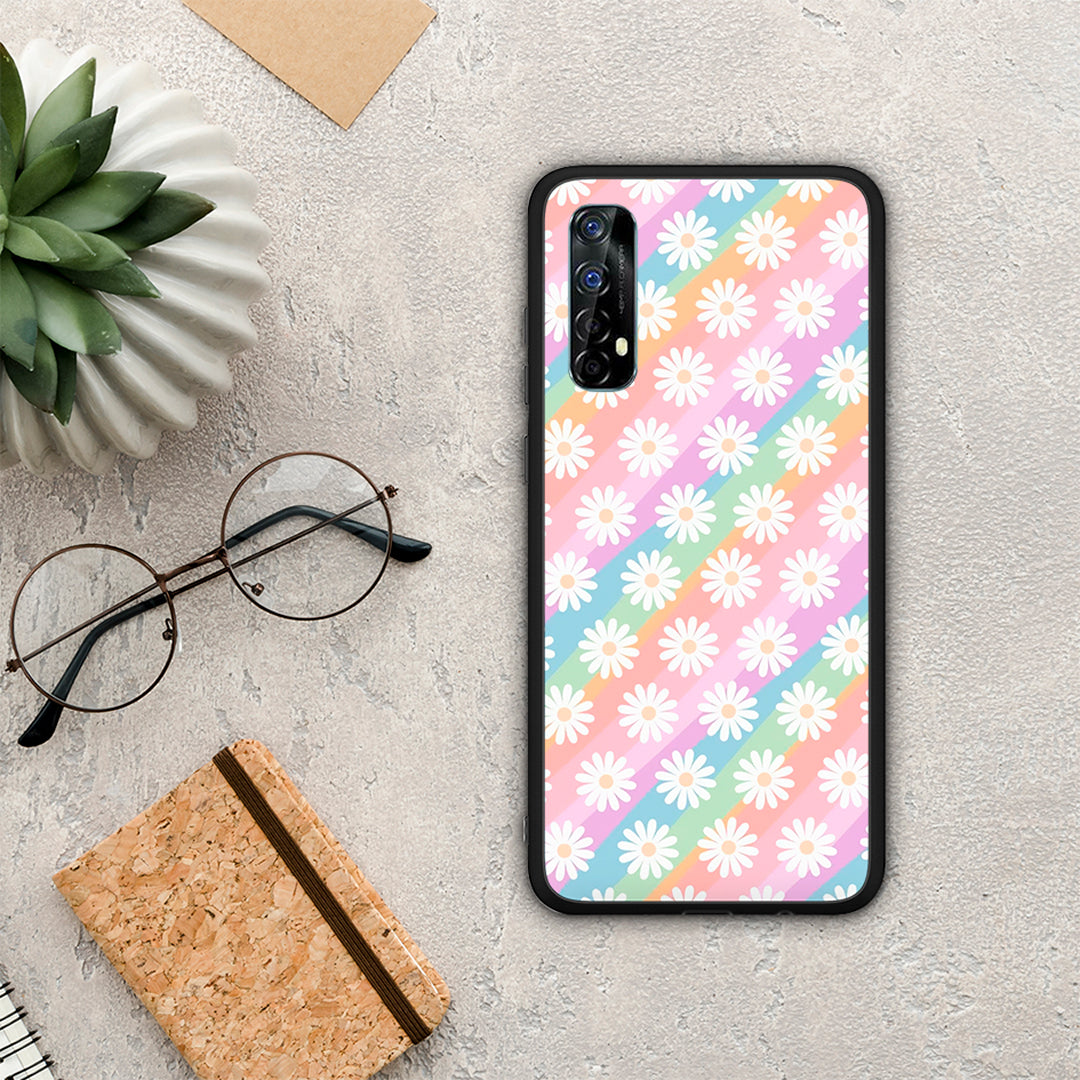 White Daisies - Realme 7 case