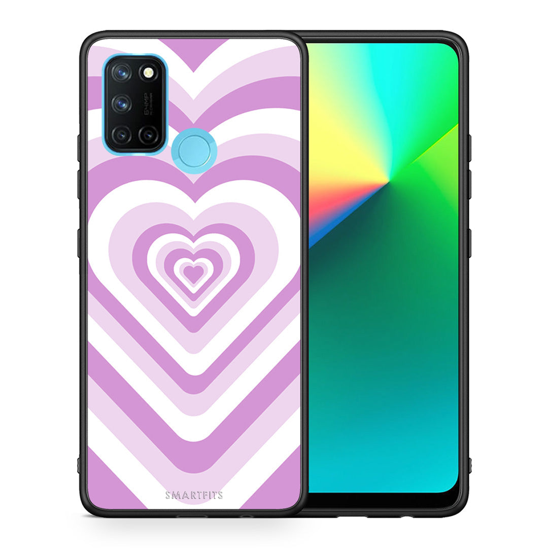 Lilac Hearts - Realme 7i / C25 case